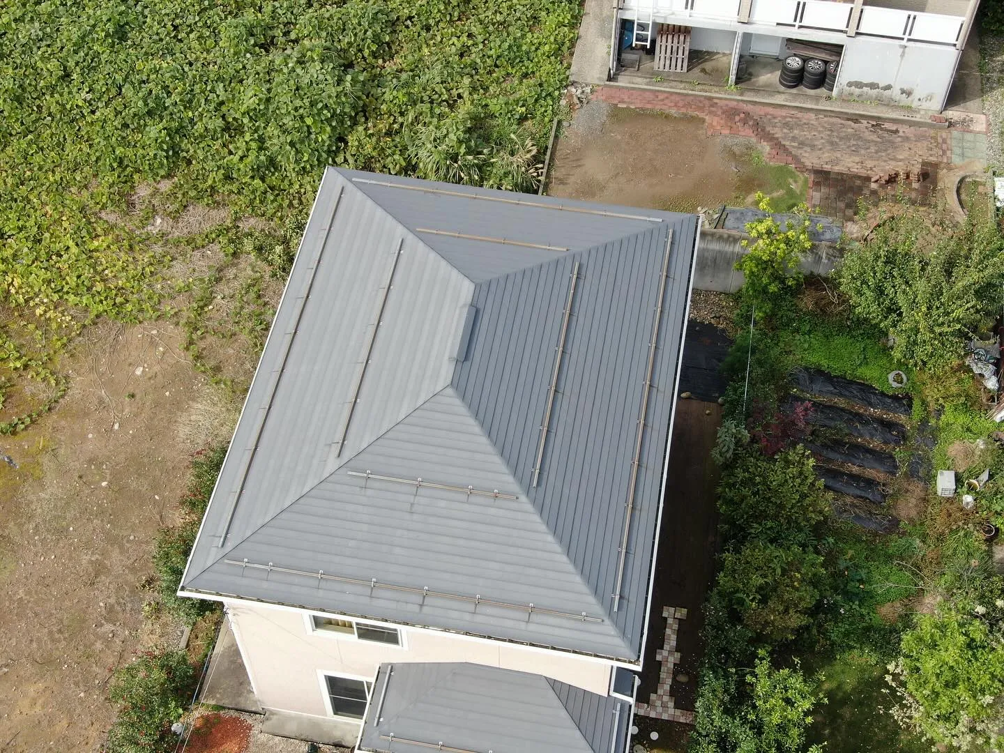 ドローン屋根点検!